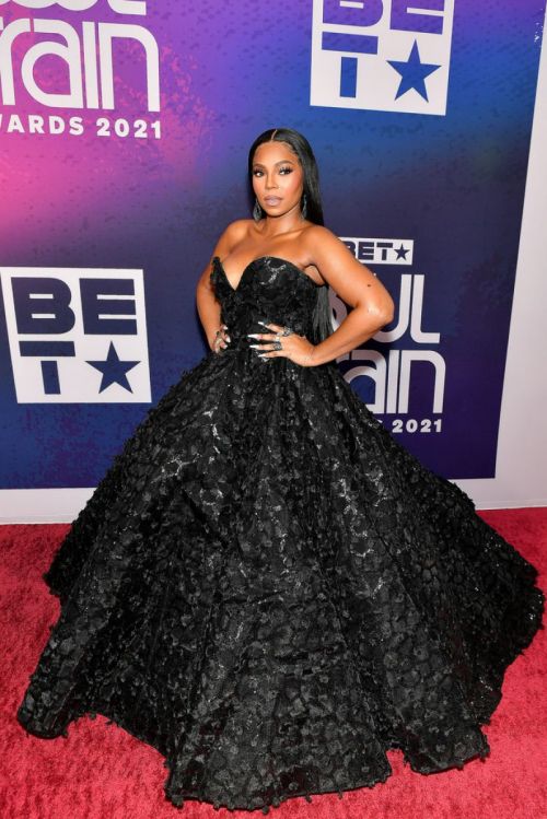 Ashanti attends the 2021 Soul Train Awards presented by BET in New York 11/20/2021 1