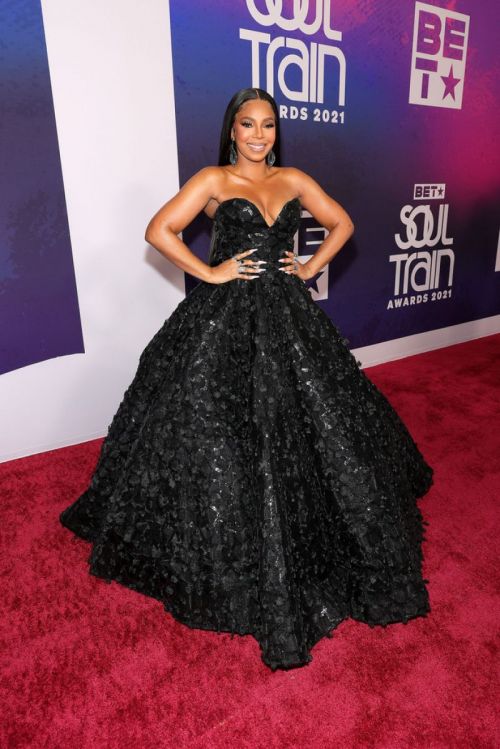 Ashanti attends the 2021 Soul Train Awards presented by BET in New York 11/20/2021 3