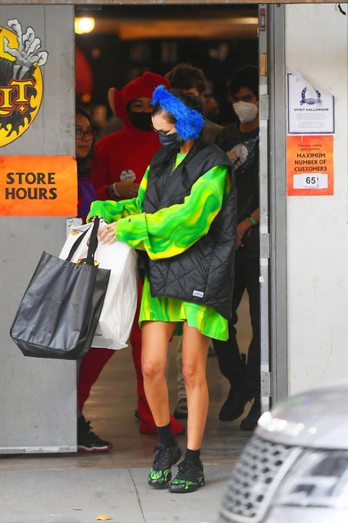 Bella Hadid Shopping Out for 2021 Halloween Party in New York 10/31/2021