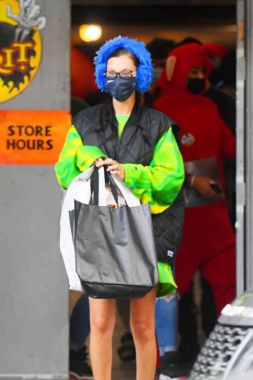 Bella Hadid Shopping Out for 2021 Halloween Party in New York 10/31/2021 1