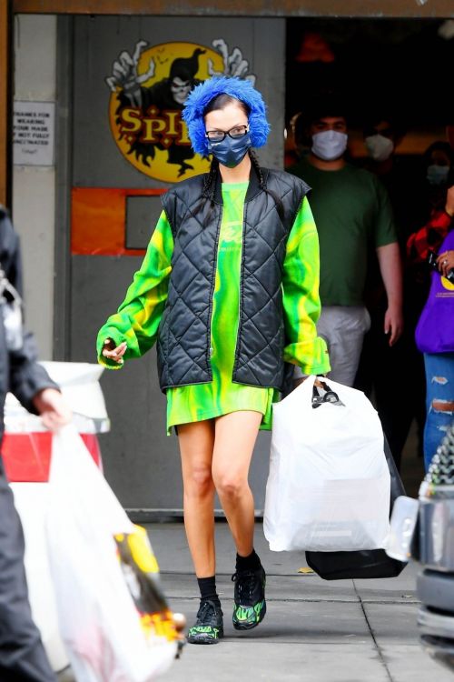 Bella Hadid Shopping Out for 2021 Halloween Party in New York 10/31/2021 5