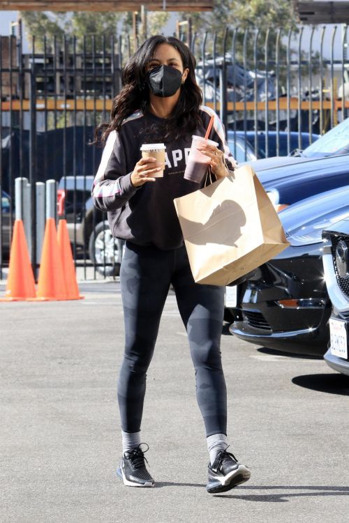 Britt Stewart arrives at Dancing With The Stars Rehearsal Studio in Los Angeles 11/04/2021