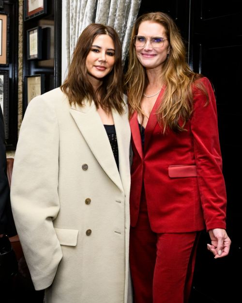 Brooke Shields at Bird in Hand Wine Dinner at Carlyle Hotel New York 11/18/2021