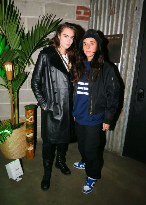 Cara Delevingne at Apefest: Bored Ape Yacht Club Warehouse Party in New York 11/03/2021