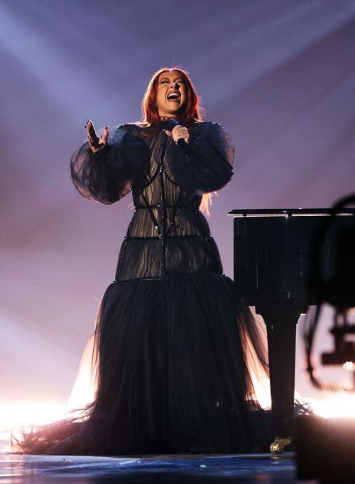 Christina Aguilera at 22nd Annual Latin Grammy Awards in Las Vegas 11/18/2021