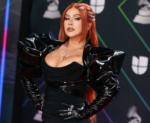 Christina Aguilera at 22nd Annual Latin Grammy Awards in Las Vegas 11/18/2021 4