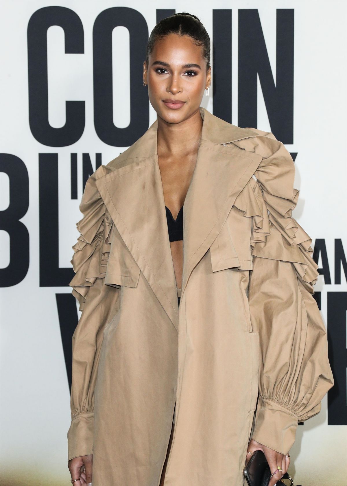 Cindy Bruna at Colin In Black And White Premiere in Los Angeles 10/28/2021