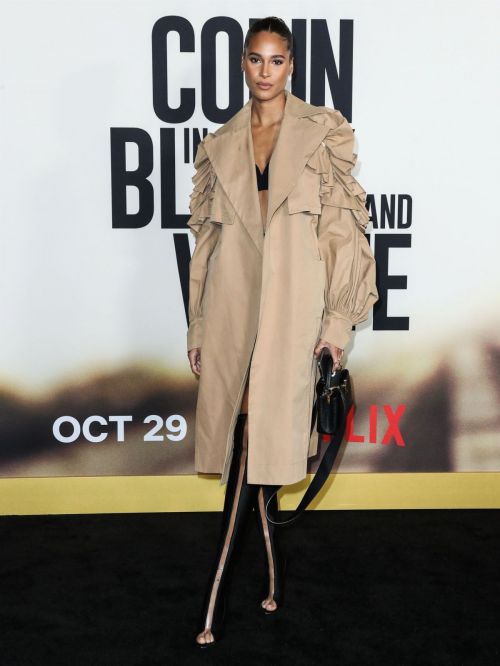 Cindy Bruna at Colin In Black And White Premiere in Los Angeles 10/28/2021