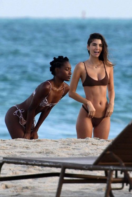 Cindy Mello and Sym Simma at Bikini Photoshoot in Miami 11/14/2021 2