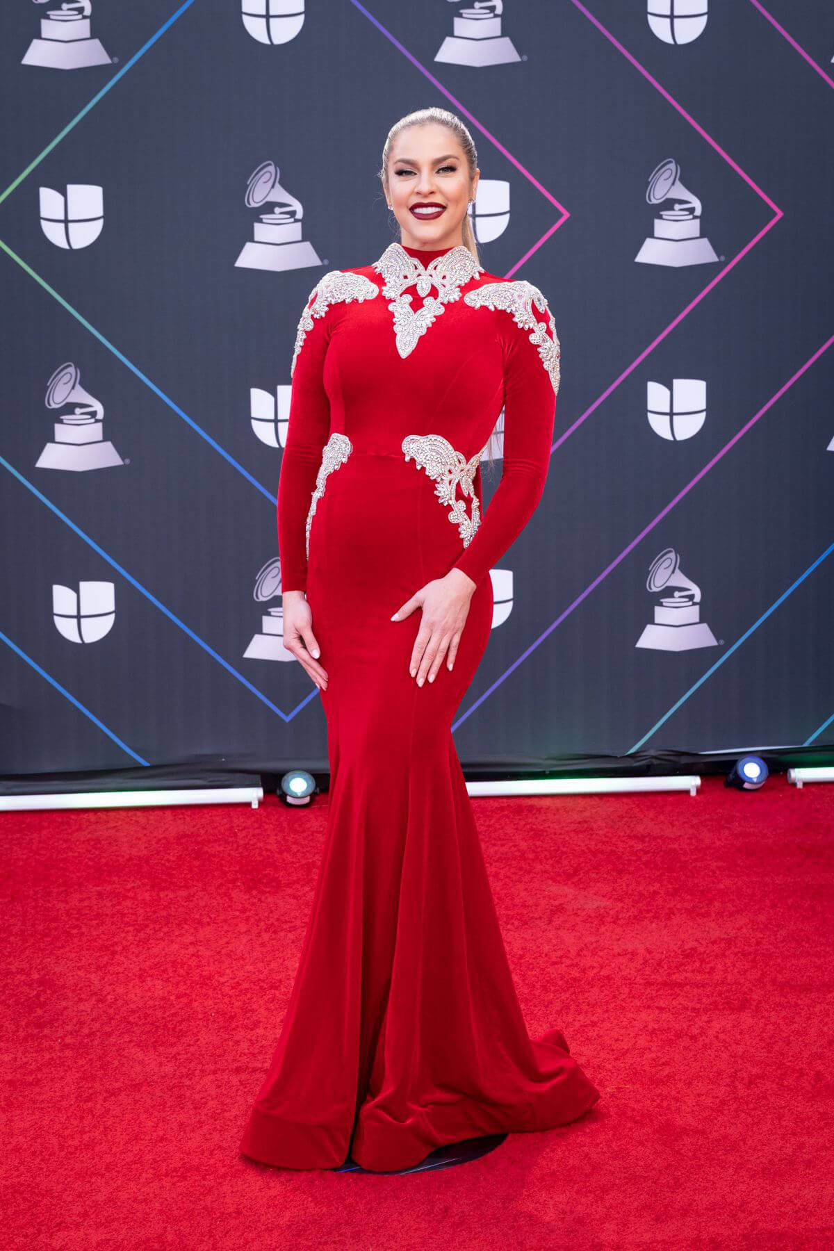 Daniela di Giacomo attends 22nd Annual Latin Grammy Awards in Las Vegas 11/18/2021