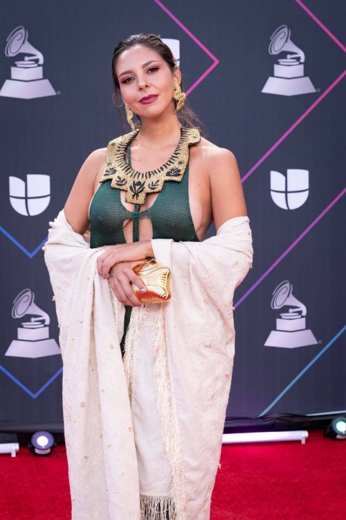 Diana Burco attends 22nd Annual Latin Grammy Awards in Las Vegas 11/18/2021