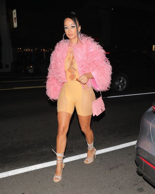Draya Michele Out for Dinner at The Nice Guy in West Hollywood 11/05/2021 2