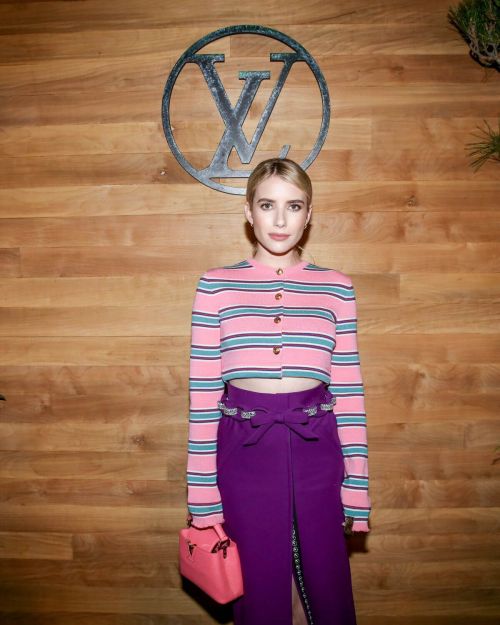 Emma Roberts at Louis Vuitton and Nicolas Ghesquiere Celebrate in Malibu 11/19/2021