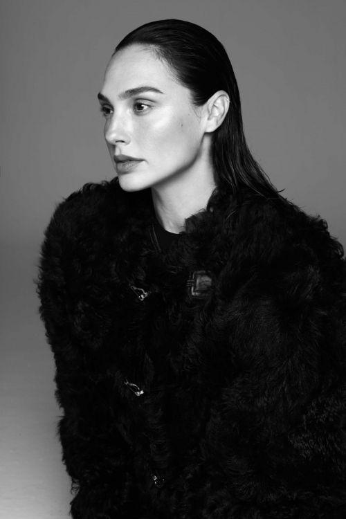 Gal Gadot at a Black and White Photoshoot, November 2021