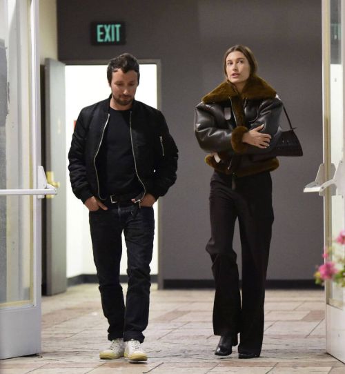 Hailey Bieber seen in Acne Studios Jacket Out in Los Angeles 11/18/2021 2