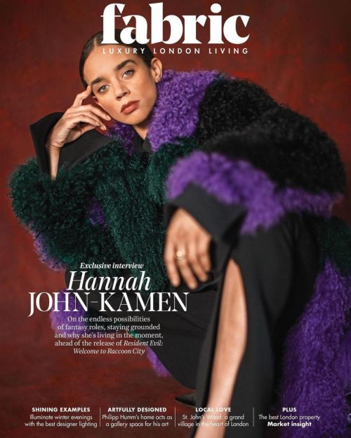 Hannah John-Kamen Photoshoot for Fabric Magazine, UK November 2021