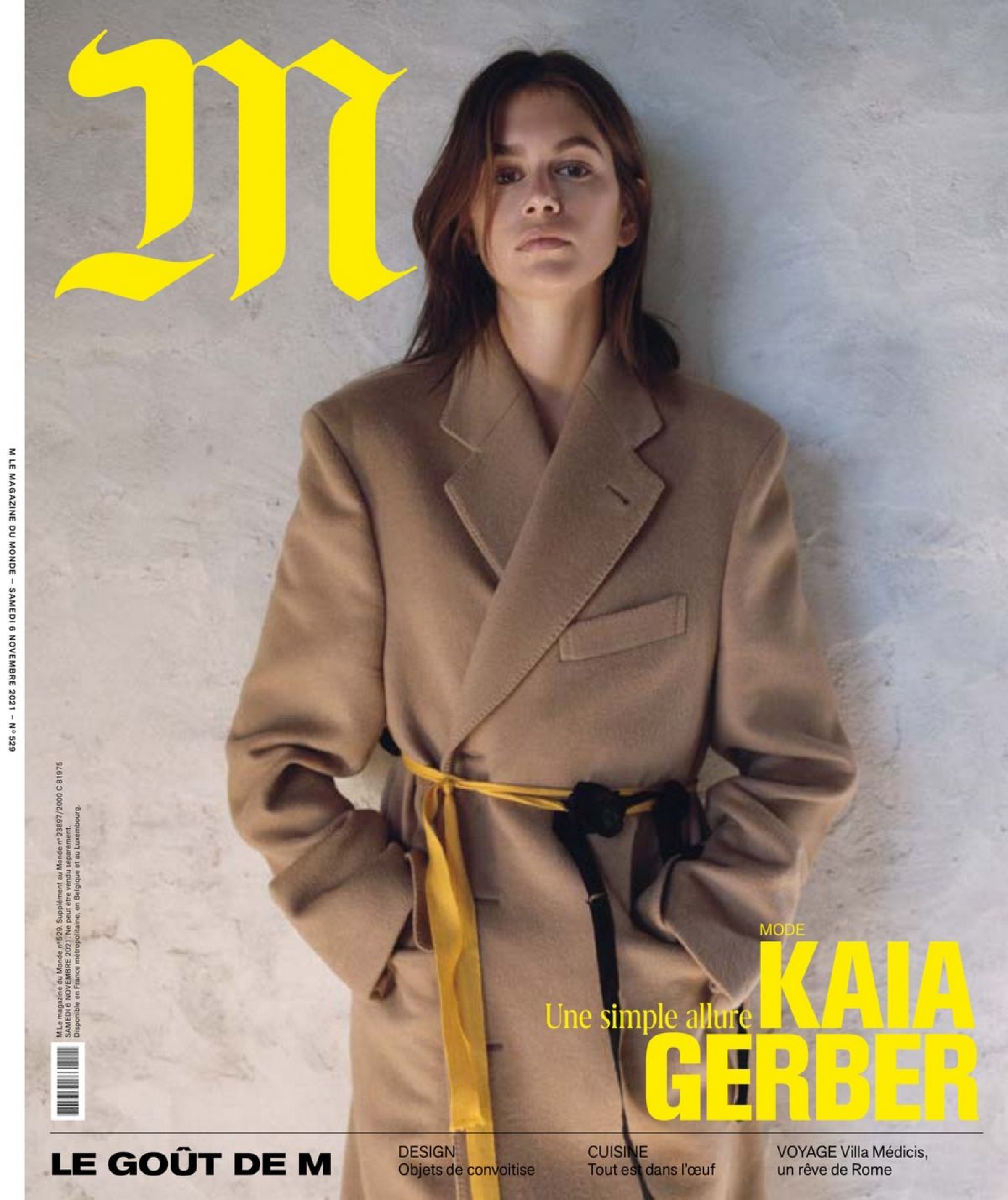 Kaia Jordan Gerber Photoshoot for Le Monde Magazine, November 2021