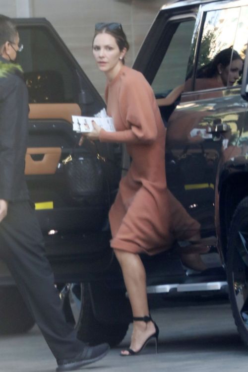 Katharine McPhee in Stylish Dress Out in West Hollywood 11/04/2021 3