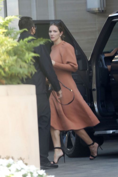 Katharine McPhee in Stylish Dress Out in West Hollywood 11/04/2021 4