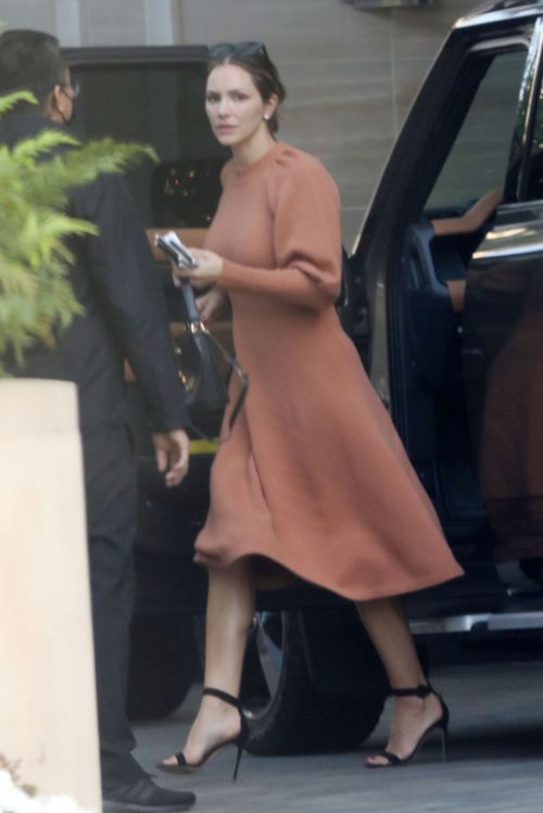 Katharine McPhee in Stylish Dress Out in West Hollywood 11/04/2021 5