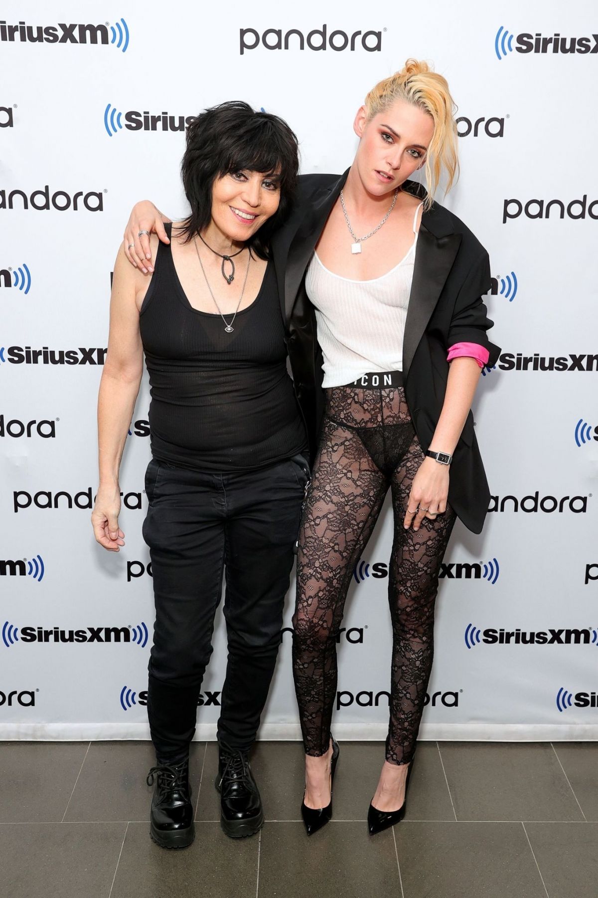 Kristen Stewart and Joan Jett at SiriusXM Town Hall in New York 11/03/2021