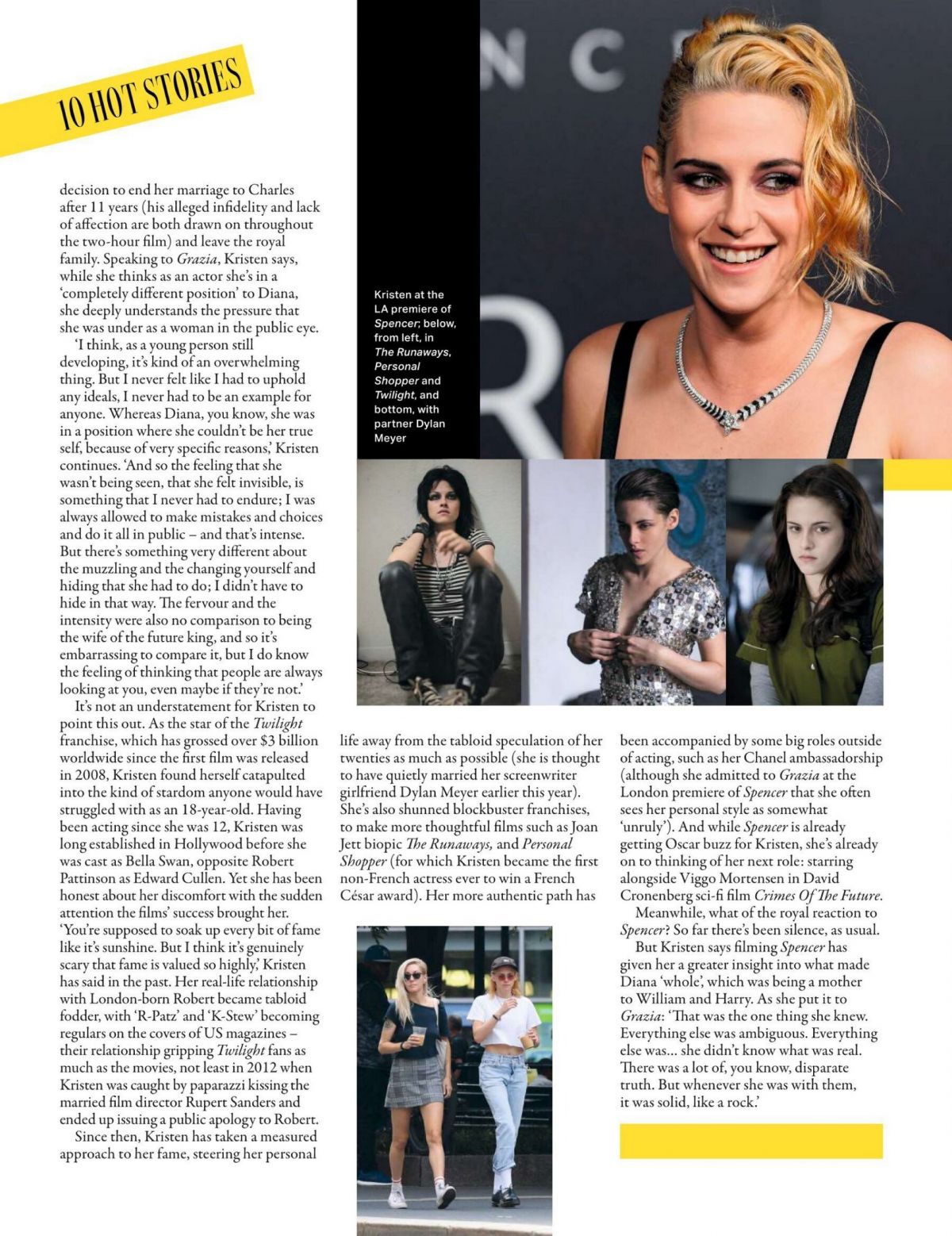 Kristen Stewart Photoshoot for Grazia Magazine, UK November 2021 3