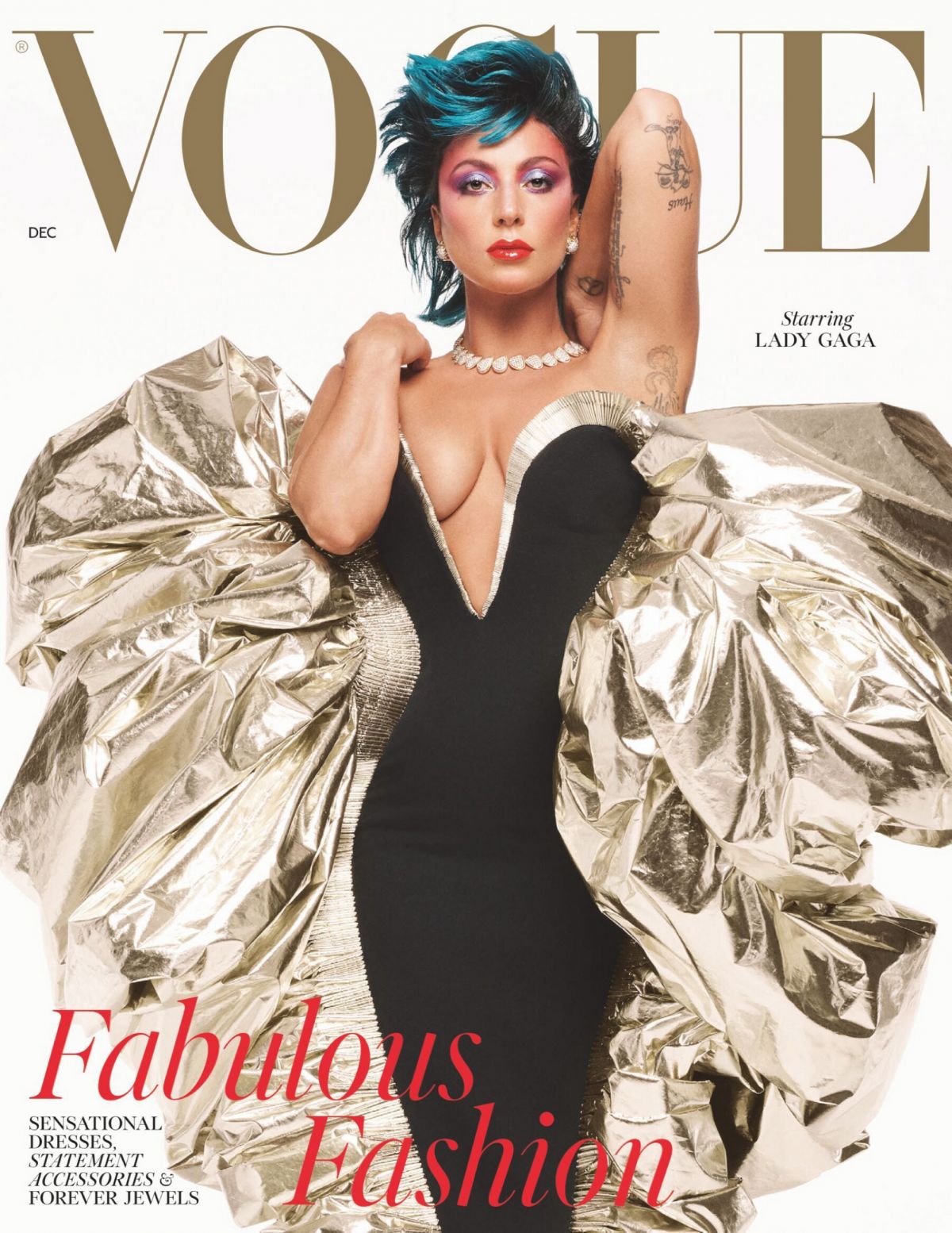 Lady Gaga Photoshoot for Vogue Magazine, UK December 2021