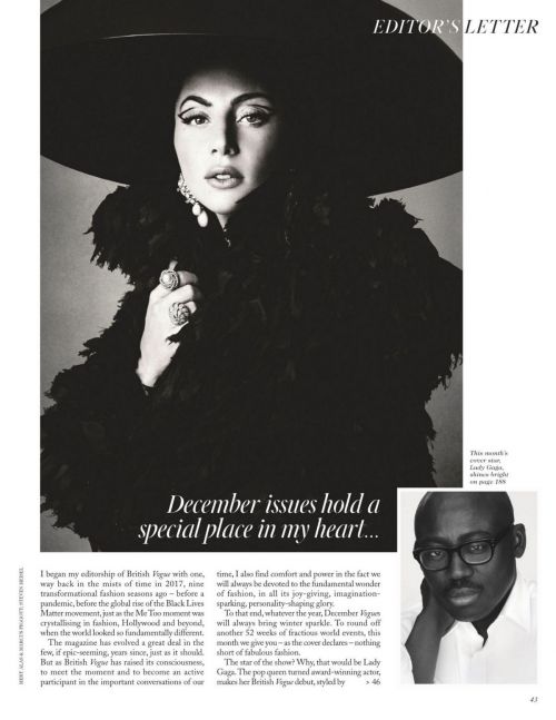 Lady Gaga Photoshoot for Vogue Magazine, UK December 2021 1