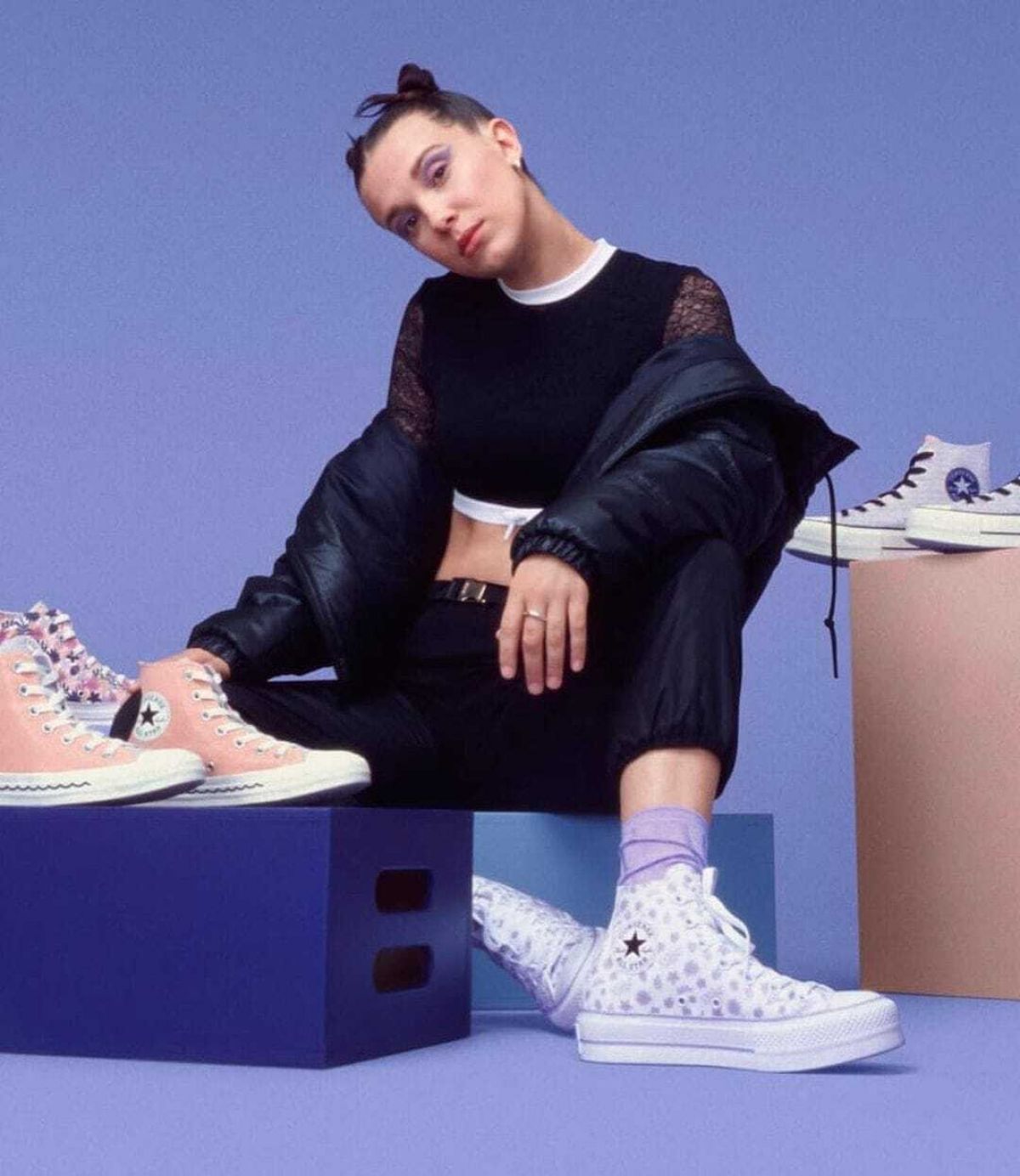 Millie Bobby Brown Photoshoot for Converse, November 2021