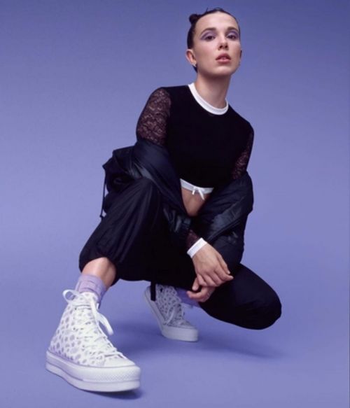Millie Bobby Brown Photoshoot for Converse, November 2021