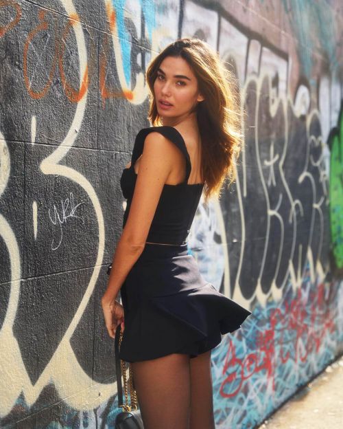 Rachell Vallori in ESPECIA Black Outfit during Photoshoot in New York 11/04/2021 2