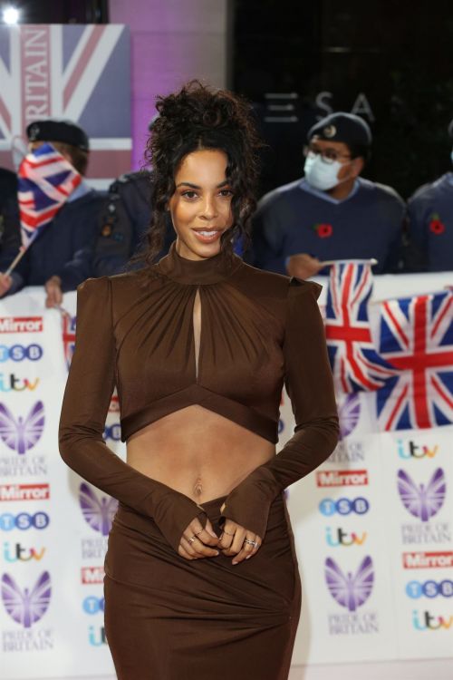 Rochelle Humes at 2021 Pride of Britan Awards in London 10/30/2021 1