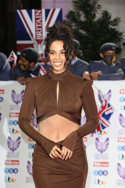 Rochelle Humes at 2021 Pride of Britan Awards in London 10/30/2021 7