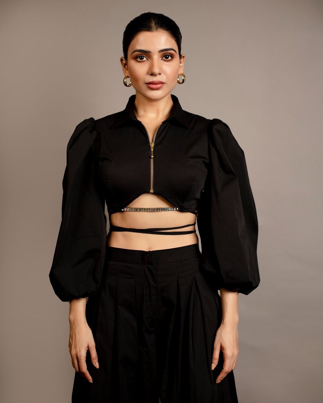 Samantha Ruth Prabhu Photoshoot in Black Outfit by Preetham Jukalker Collection 11/20/2021 2