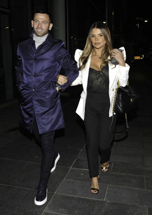 Tanya Bardsley with Her Hubby Phil Bardsley at The Ivy in Manchester 11/04/2021 3