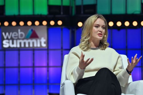 Zara Larsson at Web Summit 2021 at Altice Arena in Lisbon 11/04/2021 2