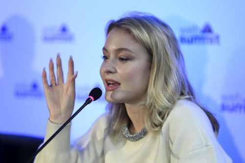 Zara Larsson at Web Summit 2021 at Altice Arena in Lisbon 11/04/2021 4