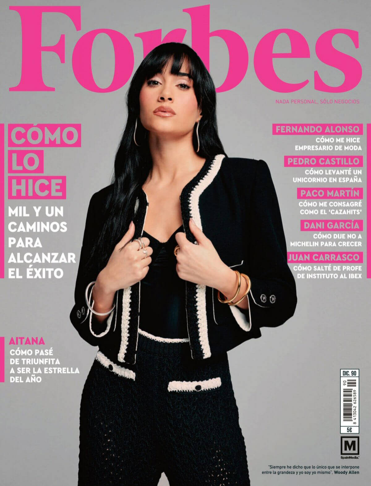 Aitana Photoshoot for Forbes Magazine, Spain December 2021