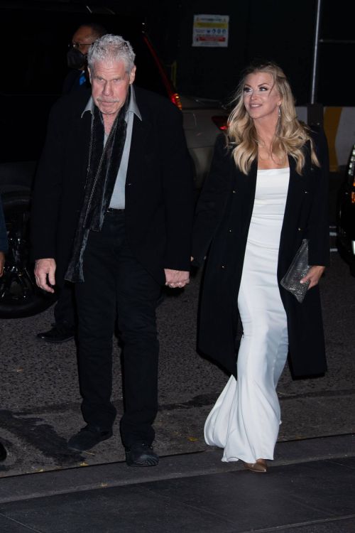 Allison Dunbar and Ron Perlman Night Out at Lincoln Center in New York 12/05/2021 1