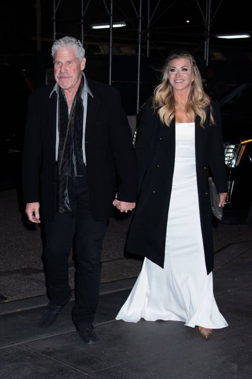 Allison Dunbar and Ron Perlman Night Out at Lincoln Center in New York 12/05/2021 2