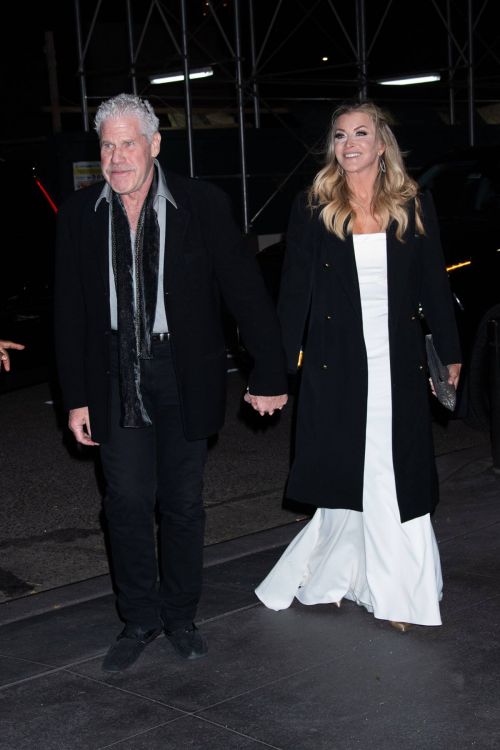 Allison Dunbar and Ron Perlman Night Out at Lincoln Center in New York 12/05/2021 3