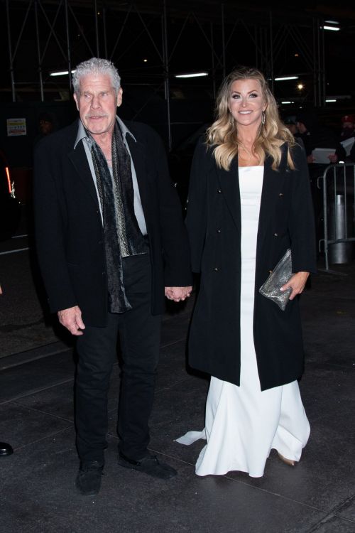 Allison Dunbar and Ron Perlman Night Out at Lincoln Center in New York 12/05/2021 4