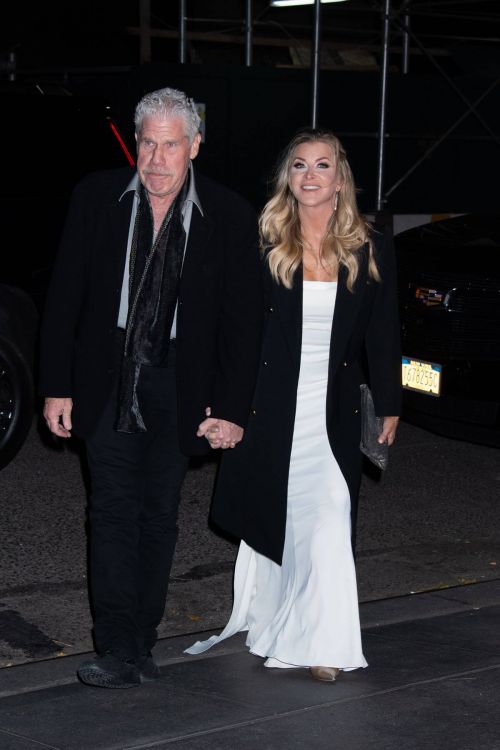 Allison Dunbar and Ron Perlman Night Out at Lincoln Center in New York 12/05/2021 5