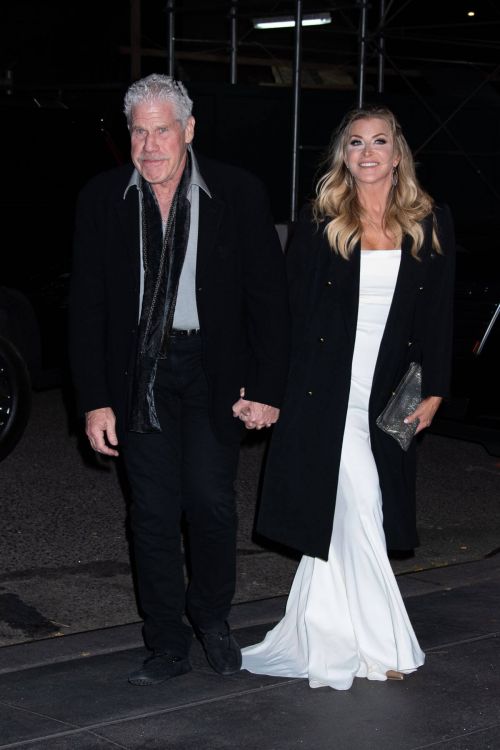 Allison Dunbar and Ron Perlman Night Out at Lincoln Center in New York 12/05/2021 6