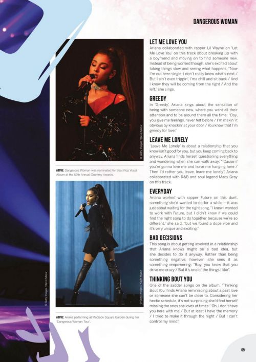Ariana Grande Stills Fanbook First Edition Issue 2021 12