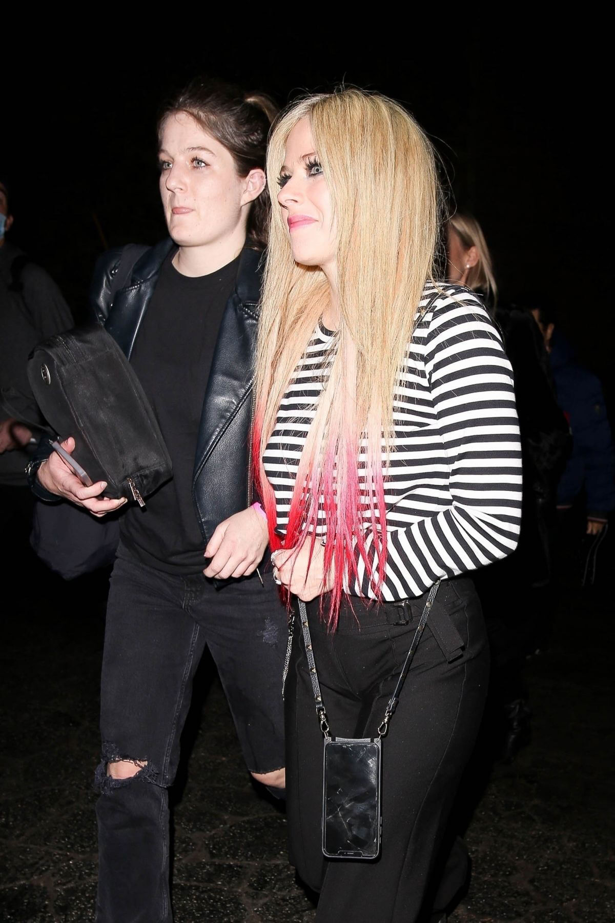 Avril Lavigne Night Out Leaves The Roxy in Hollywood 12/06/2021