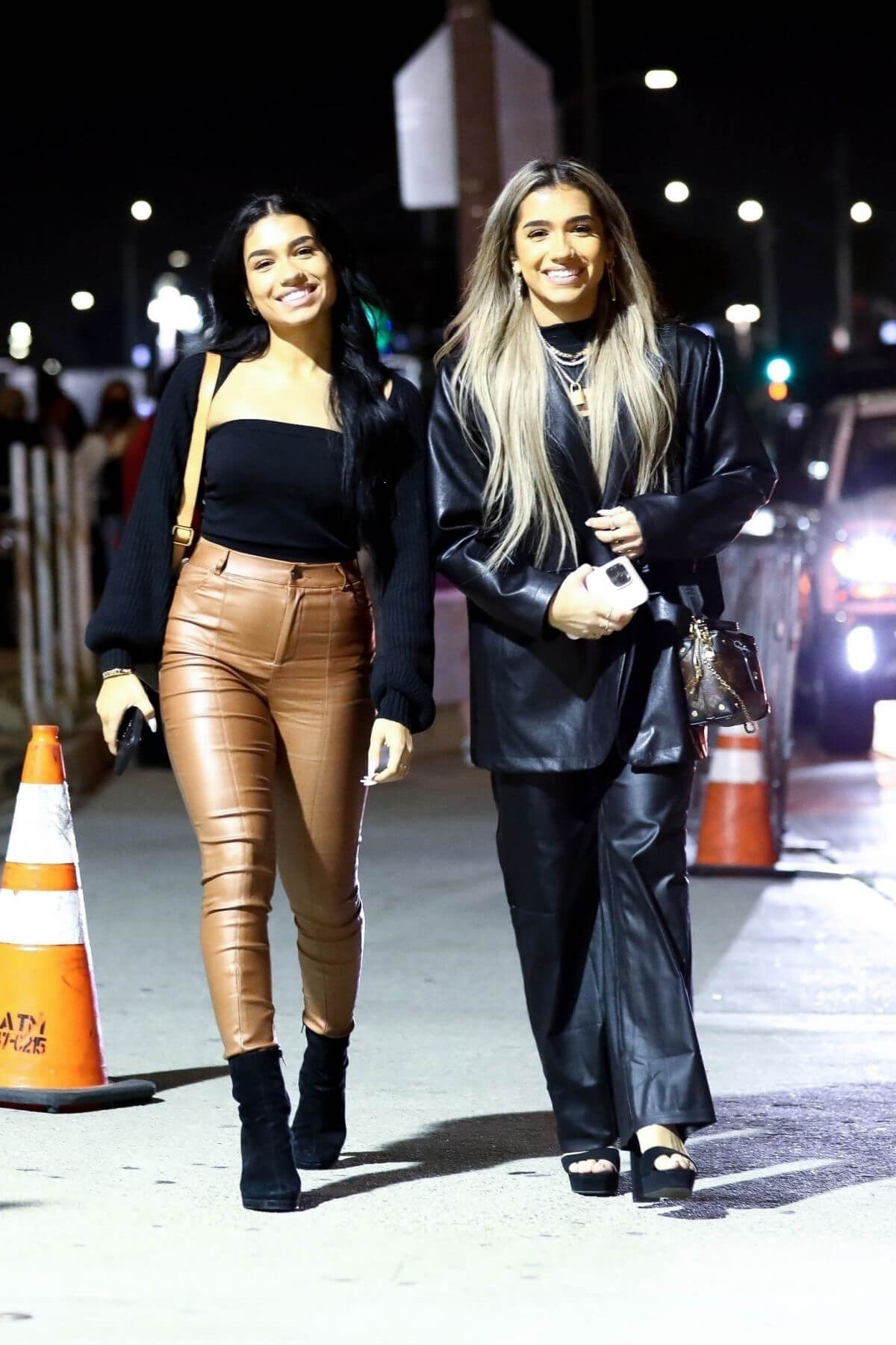 Azra and Aisha Mian Night Out at iHeartRadio 102.7 KIIS FM