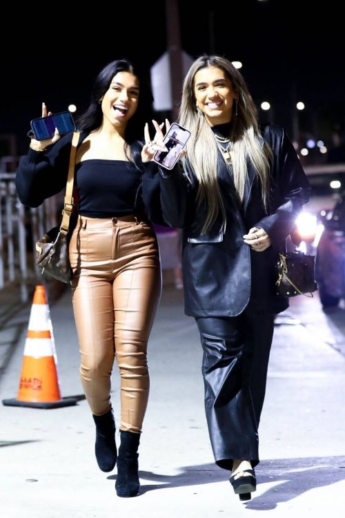 Azra and Aisha Mian Night Out at iHeartRadio 102.7 KIIS FM