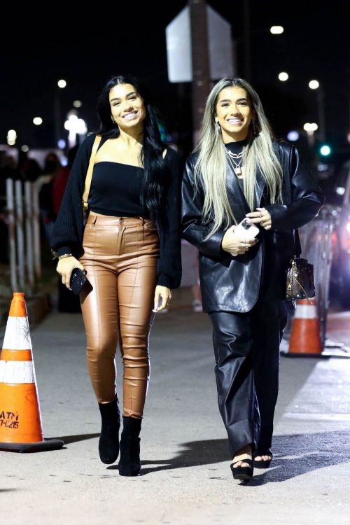 Azra and Aisha Mian Night Out at iHeartRadio 102.7 KIIS FM