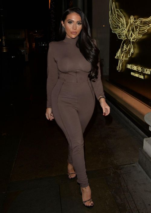 Chloe Brockett Night Out at Brasserie of Light in London 12/06/2021 3